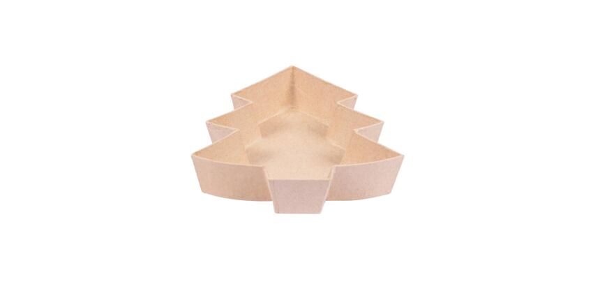 Plateau sapin 17x14x3 cm - Kraft