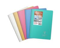 Cahier reliure intégrale enveloppante Koverbook Silver A4 160 pages ligné couverture polypropylène opaque - Assortis