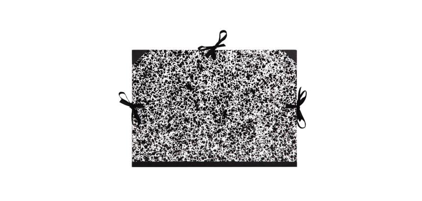 Carton à dessin Annonay 3 cordons 26x33cm - Blanc