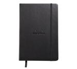 Webnotebook A5 192 pages dot papier ivoire 90g fermeture élastique - Noir