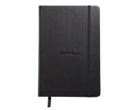 Webnotebook A5 192 pages dot papier ivoire 90g fermeture élastique - Noir