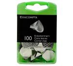 Boîte de 100 coins lettres - Argent