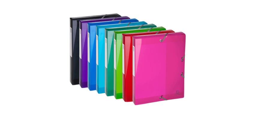 Carpetas de proyecto con gomas Iderama® PP 7/10e - Lomo: 40 mm - Formato de documento: A4 - Tamaño: 25x33cm - Colores surtidos