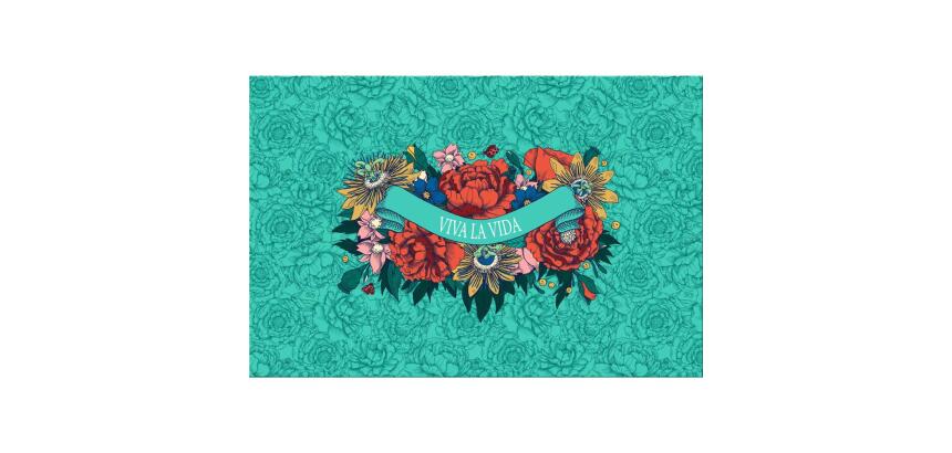 Frida Kahlo, Sous main 60 x 40 cm