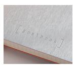 Rhodiarama Goalbook souple A5 240 pages dot papier ivoire 90g - Argent