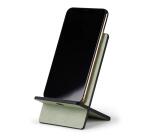 Rhodiarama support pour téléphone mobile simili cuir italien 13x8x8,5 cm - Céladon