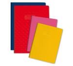 Protège-cahiers grain losange PVC 18/100ème avec porte-étiquette A4