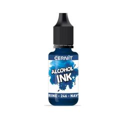 Cernit encre à l'alcool 20 ml Marine - Bleu marine