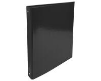 Classeur 4 anneaux cartonné Exacompta Iderama A4 - Dos 4 cm noir