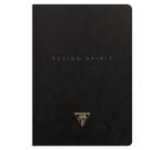 Flying Spirit piqûre textile A5 96 pages ligné motifs assortis papier ivoire 90g - Noir