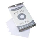 Fiches bristol, 100 x 150 mm, quadrillé, blanc