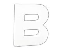 Petite lettre B 12cm - Blanc