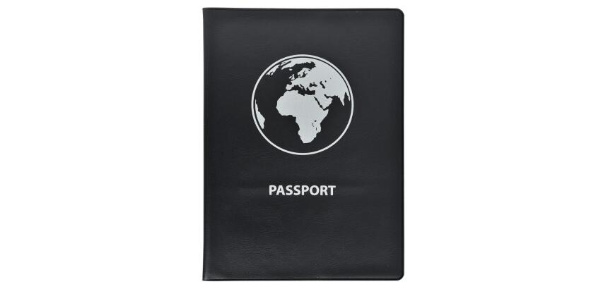 Etui protection RFID Hidentity® Passeport - Noir