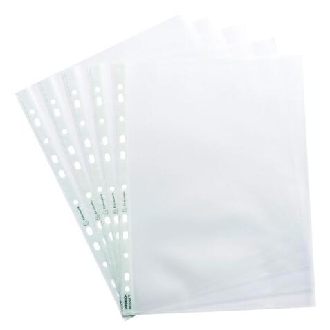 Sachet de 50 pochettes perforées PP recyclé Forever 9/100e - A4 - Translucide