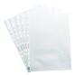 Sachet de 50 pochettes perforées PP recyclé Forever 9/100e - A4 - Translucide