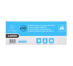 Bobine pour tickets de caisse 80x80mm - 85m - 1 pli thermique 48g/m2 - grande longueur. - Blanc