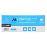 Exacompta Ref: 43809E - 80 x 80mm, 48gsm Thermal Paper Receipt Till Rolls, For Cash Registers, Tills, EPOS, POS Terminal Card Payments, BPA Free, 85m, White, Box of 10 - White