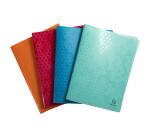 Protège-documents en polypropylène rigide recyclé Maïa 80 vues - A4 - Couleurs assorties