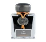 Encre 1670 à paillettes dorées 50ml - Gris orage