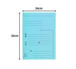 Paquet de 25 chemises 2 rabats SUPER 210 Contact - 24x32cm