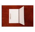 Terracotta, Cahier reliure intégrale A4 21x29,7 cm, 148 pages, ligné et marge, ass.