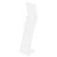 Freestanding acrylic display stand A4 - Crystal