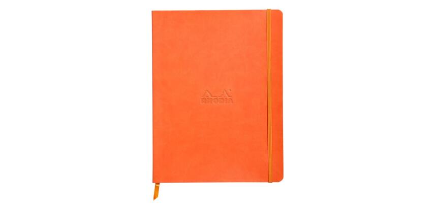 Rhodia Softcover Notebook - B5 - Lined - 80 Sheets - 90gsm - Tangerine