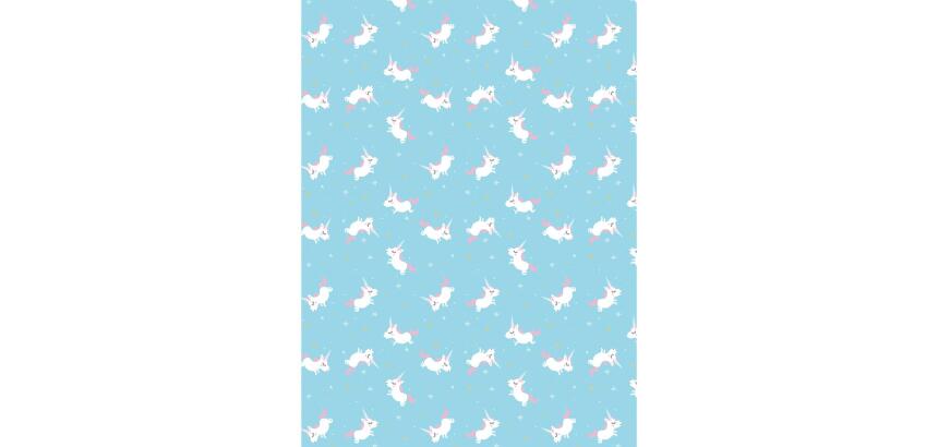727 - Pochette 20 feuilles Décopatch - Bleu
