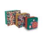 Frida Kahlo, Set de 3 boîtes gigognes carrées 25x25x12 cm, 20x20x11cm, et 16x16x10 cm