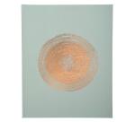 Gästebuch 100 Seiten gold, 27x22cm, Ellipse Grün