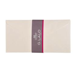20 enveloppes DL (110x220mm) Toile Impériale doublées gommées - Blanc