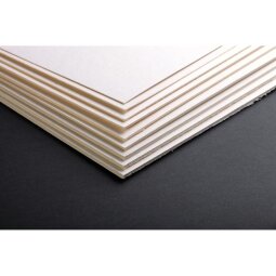 Carton Bois 1,0mm 20F 60x80cm 500g - Ivoire