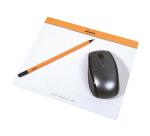Tapis de souris Rhodia 19 x 23 cm 30 feuilles petits carreaux 5/5 en présentoir de 30 pièces - Orange