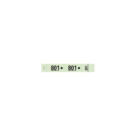 <div>Notebook of 50 numbered cloakroom tickets with 3 sections (including 2 sections with holes) - size 20 x 3 cm - green</div>