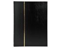 Album de timbres simili-cuir 64 pages noires - 22,5x30,5 cm