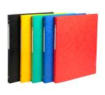 Classeur 4 anneaux 15mm carte lustrée - A4 - Couleurs assorties