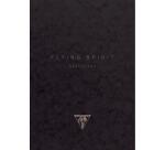 Flying Spirit carnet dos carré 60F 19x25cm 90g - Noir