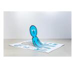 Rhodia N°11 x Jean Jullien geniet blok 7,4x10,5 cm 80 vel kleine ruitjes 5x5 80 g/m2 - Make me taller! - Nieuw