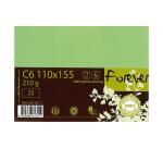 Carte 110x155 FOREVER 210g pqt 25