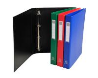 Classeur 4 anneaux cartonné Exacompta A4 - Dos 4 cm couleurs assorties
