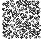 Cernit plaque de texture Clovers - Gris