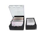 Cajas de fichas BunnyBox Office - A7 - Negro