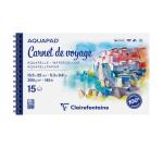 Aquapad Carnet de Voyage album spiralé 15F 13,5x25cm 300g