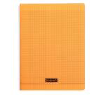 Clairefontaine Polypro Stapled Notebook, Seyes, Ligne 8000, A4, 96 Sheets, 90g - Orange|