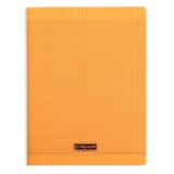 Cahier piqué 8000 POLYPRO A4 192 pages grands carreaux 90 g - Orange