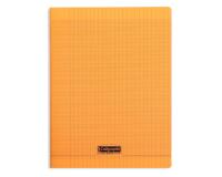Cahier piqué 8000 POLYPRO A4 192 pages grands carreaux 90 g - Orange