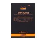 Bloc agrafé Rhodia le R N°12 8,5x12 cm 70 feuillets uni 90g - Noir