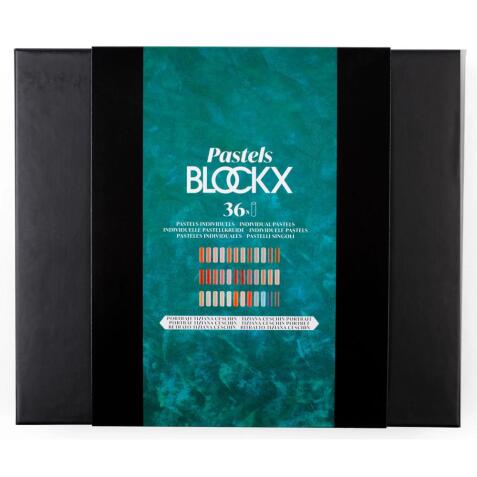 Coffret bois 36 Pastels - Portrait Tiziana Ceschin