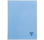 Cahier reliure intégrale Linicolor FRESH 24x32cm 180 pages grands carreaux couverture plastique polypropyène rainuré Couleur aléatoire - Assortis