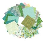 ORIGAMI, Pochette de 60 feuilles 70g/m2 au format 15x15cm - Fraîcheur exotique - Multicolore